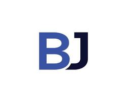bj jb logo ontwerp vector sjabloon