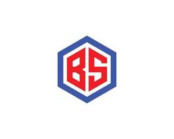 bs sb logo ontwerp vector sjabloon