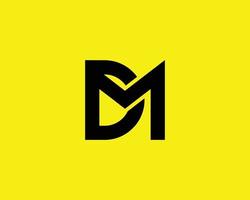 dm md logo ontwerp vector sjabloon