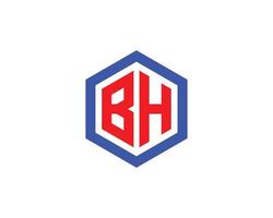 bh hb logo ontwerp vector sjabloon