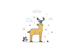 Gratis Deer Vector