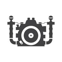onderwater- camera vector icoon