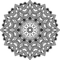 de mandala patroon getrokken is geschikt voor andere ontwerp verzameling boeken net zo ornamenten vector