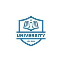 school- embleem logo ontwerp vector illustratie. onderwijs logo. Universiteit logo