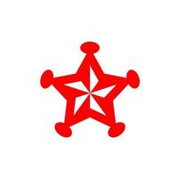 ster icoon. ster logo. ster symbool. ster sjabloon klaar voor gebruiken. vector