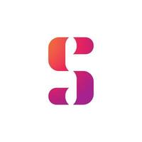 brief s logo vector sjabloon. creatief s brief eerste logo ontwerp