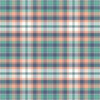 Schotse ruit of plaid retro kleur patroon. vector