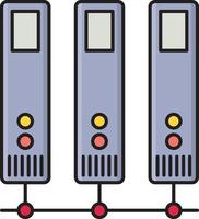 serber netwerk vector illustratie Aan een achtergrond.premium kwaliteit symbolen.vector pictogrammen voor concept en grafisch ontwerp.