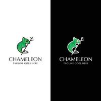 kameleon logo icoon ontwerp vector