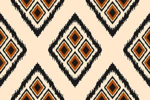 kleding stof etnisch aztec stijl. etnisch ikat naadloos patroon in stam. vector