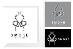 stoom- stoom- logo vector heet verdampen aroma. geur lijn illustratie, Koken stoom- icoon, stoom- trein, bakken, roken