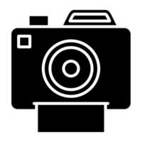 kleur camera icoon stijl vector