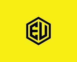 EU ue logo ontwerp vector sjabloon