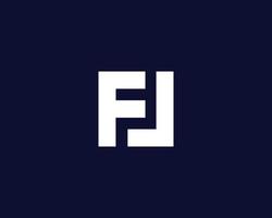 fl lf logo ontwerp vector sjabloon