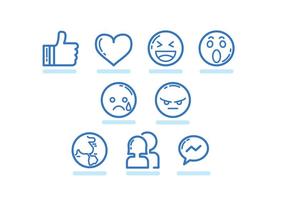 Tecnologia Facebook Icon vector
