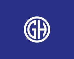 gh hg logo ontwerp vector sjabloon