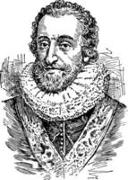 Henry iv, wijnoogst illustratie vector