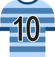 Amerikaans voetbal uniform, illustratie, vector Aan wit achtergrond.