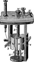 thompson's bijvuller, wijnoogst illustratie. vector