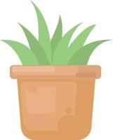 cactus in pot, illustratie, vector Aan wit achtergrond