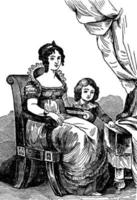Maria Louisa, wijnoogst illustratie vector