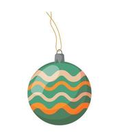 vector illustrator van Kerstmis boom decoraties