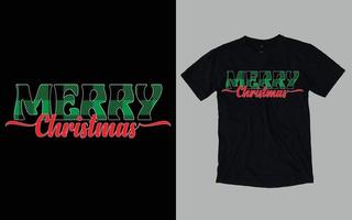 Kerstmis dag typografie en grafisch t-shirt ontwerp vector