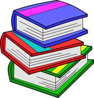 stack van boeken geïsoleerd vector illustratie. gestapeld boeken vector voor logo, icoon, symbool, bedrijf, ontwerp of decoratie. gestapeld blauw, rood en groen boeken vector illustratie. hygge stijl