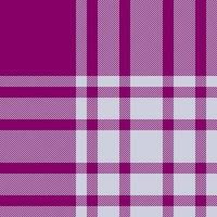 plaid controleren patroon in roze. naadloos kleding stof textuur. Schotse ruit textiel afdrukken. vector