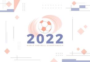 wereld Amerikaans voetbal kampioenschap 2022 illustratie ontwerp vector