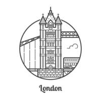 reizen Londen icoon vector