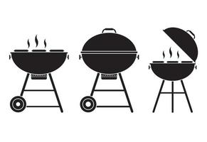 barbecue grill vector icon