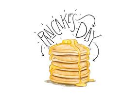 Pancake's Day Illustration