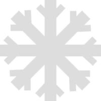 wit sneeuwvlok, illustratie, vector Aan een wit achtergrond.