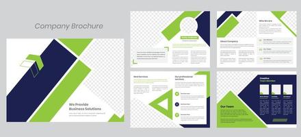 tweevoudige brochure sjabloon vector