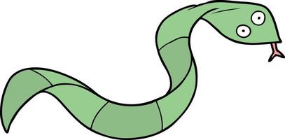tekenfilm schattig slang vector
