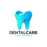 tandheelkundig logo ontwerp. creatief tandarts logo. tandheelkundig kliniek creatief bedrijf vector logo.