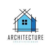 architectuur logo ontwerp vector illustratie