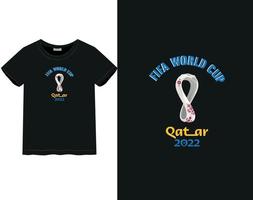 fifa wereld kop t-shirt vector