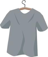 kleding hanger, illustratie, vector Aan wit achtergrond.