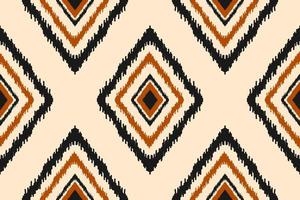 etnisch ikat naadloos patroon in stam. aztec meetkundig etnisch ornament afdrukken. ikat patroon stijl. vector