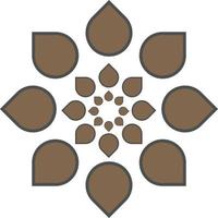 gemakkelijk mandala vector