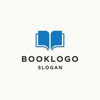 boek logo pictogram ontwerpsjabloon vector