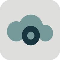 wolk en vinyl, illustratie, Aan een wit achtergrond. vector