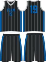 basketbal uniform ontwerp sjabloon. abstract patroon achtergrond voor basketbal uniform basketbal sublimatie fiets e-sport basketbal voetbal kleding stof patroon sport achtergrond vector