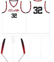 basketbal uniform ontwerp sjabloon. abstract patroon achtergrond voor basketbal uniform basketbal sublimatie fiets e-sport basketbal voetbal kleding stof patroon sport achtergrond vector