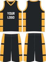 basketbal uniform ontwerp sjabloon. abstract patroon achtergrond voor basketbal uniform basketbal sublimatie fiets e-sport basketbal voetbal kleding stof patroon sport achtergrond vector