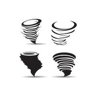 tornado icoon logo vector ontwerp