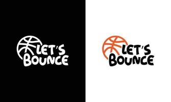 basketbal citaat t overhemd ontwerp, typografie vector