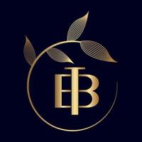 bt of tb luxe blad logo vector